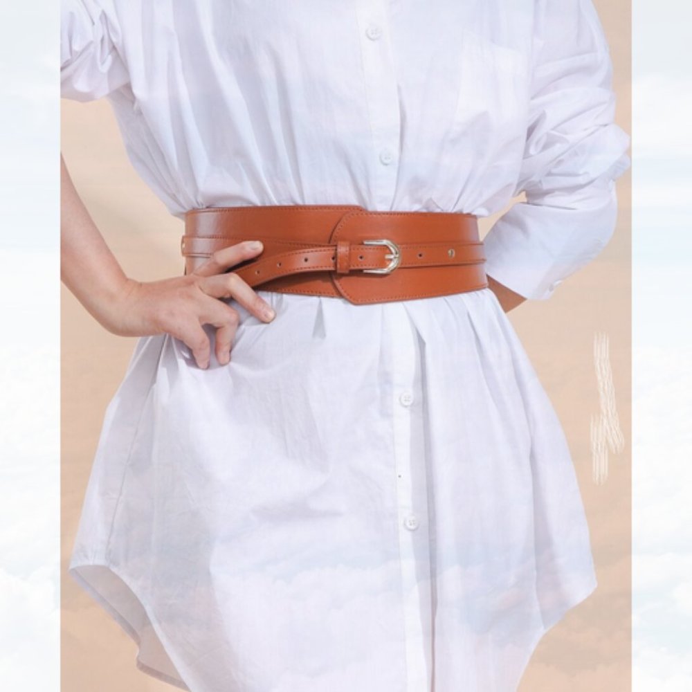 New Buckle Wide Belt 197